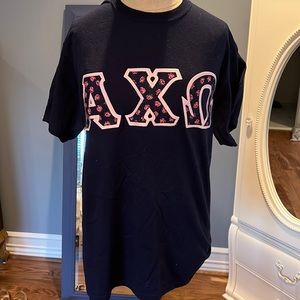 Alpha Chi Omega Stitched Letters